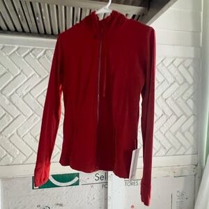 Lululemon Athletica Red Zip-Up Hoodie